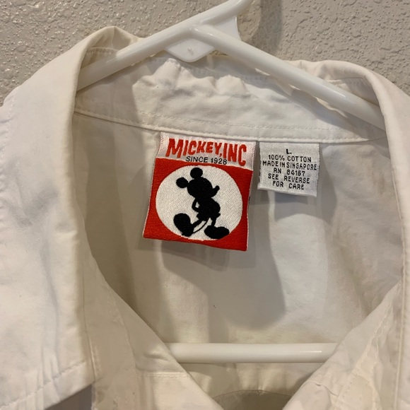 Vintage Mickey Incorporated Disney White Shirt with Colorful Characters - Picture 3 of 3